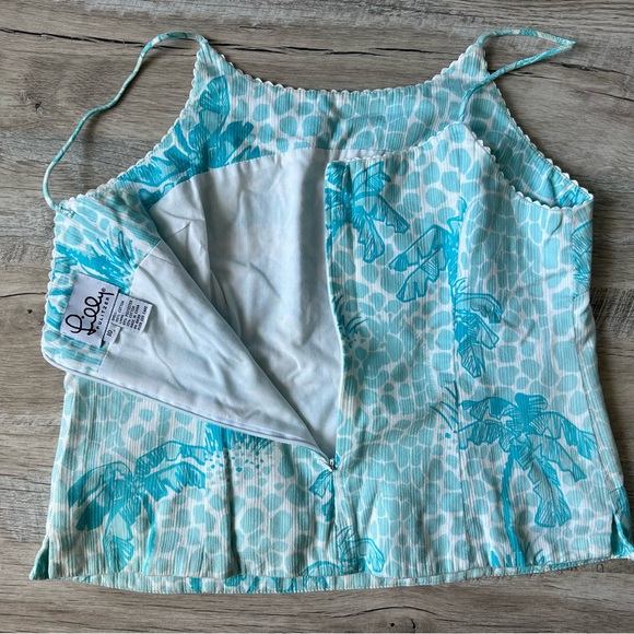Vintage Y2K White Tag Lilly Pulitzer Giraffe
Palm Tree Tank Top Sz 10 - Picture 2 of 13